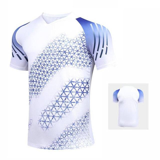 Tennis shirts Female Male , Girl Table Tennis Kit uniforms , Polyester Badminton T Shirt , Ping Pong Clothes Team Game Jerseys
